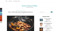 Desktop Screenshot of beautyfitnessonline.com